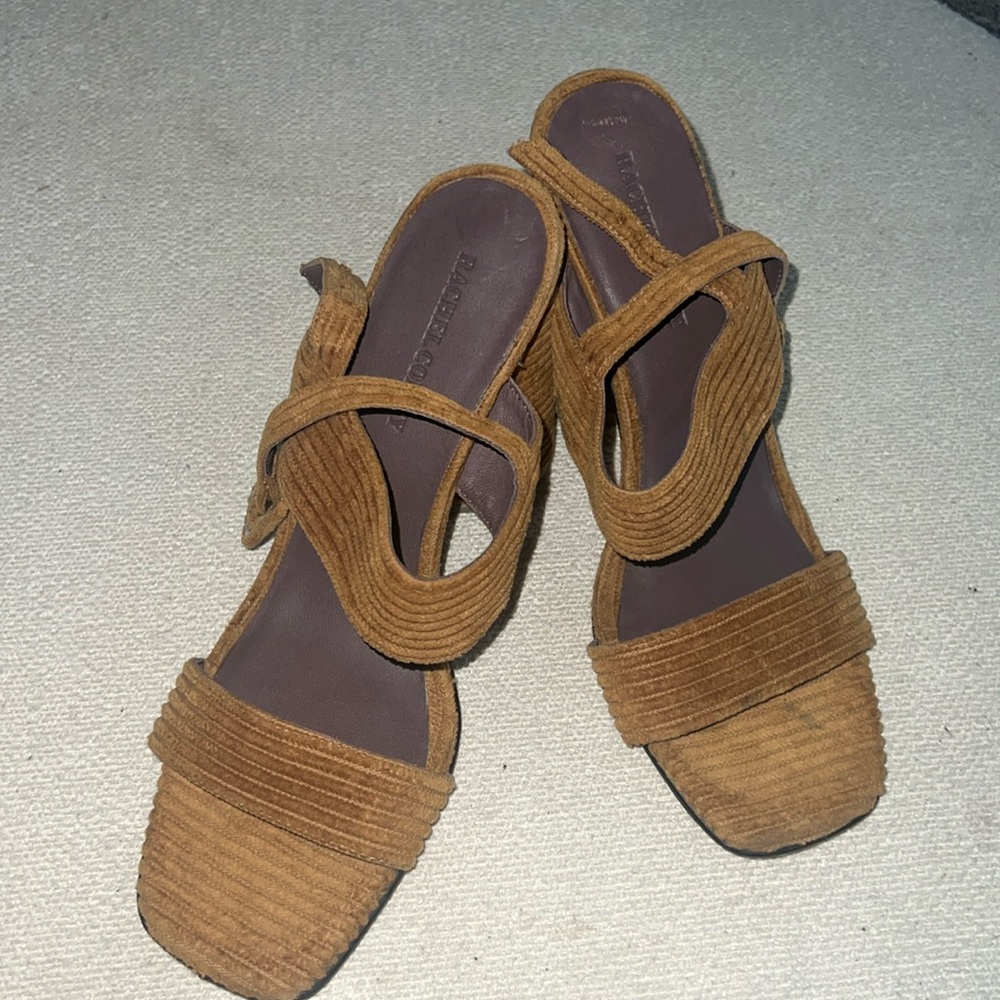 Rachel Comey Corduroy Ankle Straps Sandals